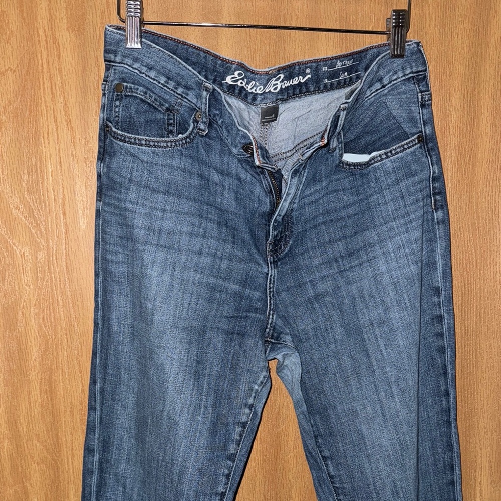 Eddie Bauer Blue Relaxed Jeans Classic Fit